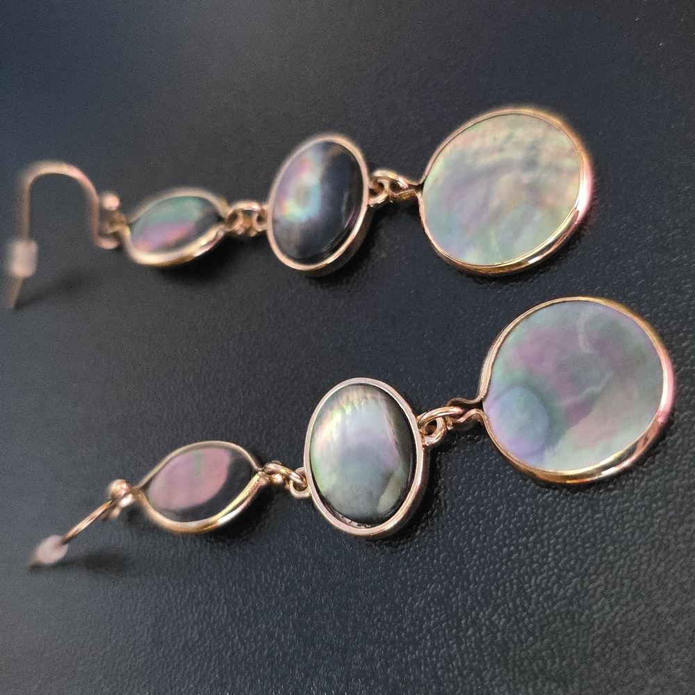 Abalone Dangle Earrings